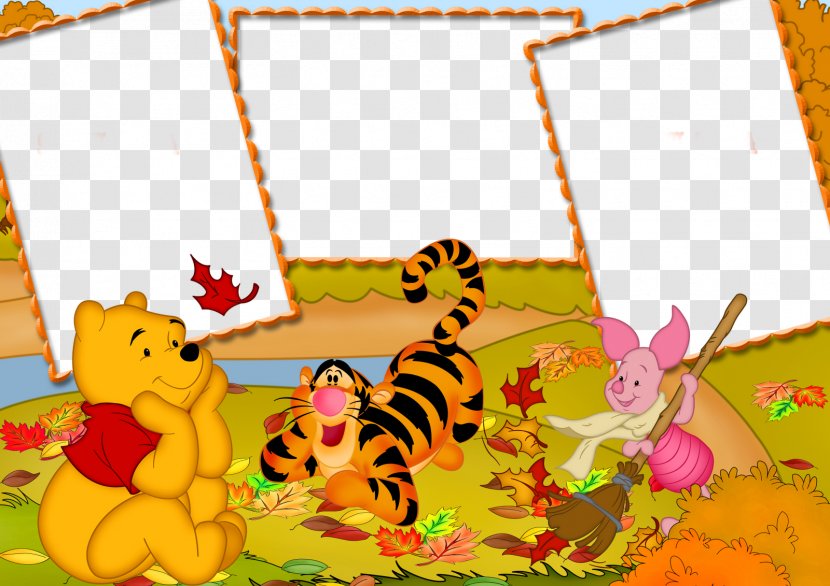 Winnie The Pooh Piglet Tigger Picture Frames - Drawing Transparent PNG
