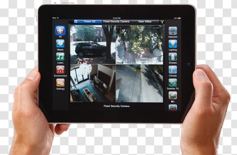 IPad Security Alarms & Systems Home Surveillance Closed-circuit Television - Ipad Transparent PNG