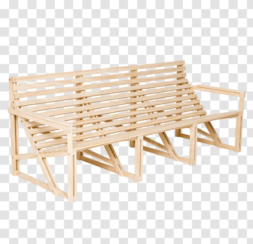 Bench Garden Furniture Wood Plastic Lumber - Beach Side Chair Transparent PNG
