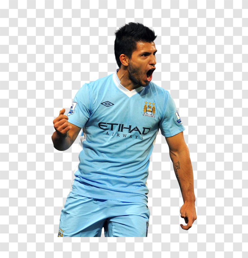 Sergio Agüero Argentina National Football Team 2010–11 La Liga Jersey Manchester City F.C. - Sportswear Transparent PNG