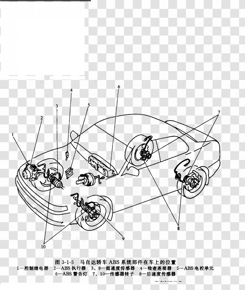 Drawing /m/02csf Car Automotive Design - Mazda Transparent PNG