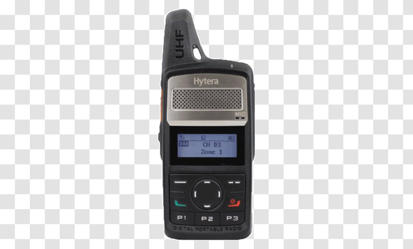 Digital Mobile Radio Two-way Hytera - Phones Transparent PNG
