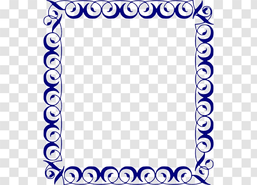 Decorative Borders And Frames Graphic Clip Art - Damask Cliparts Transparent PNG