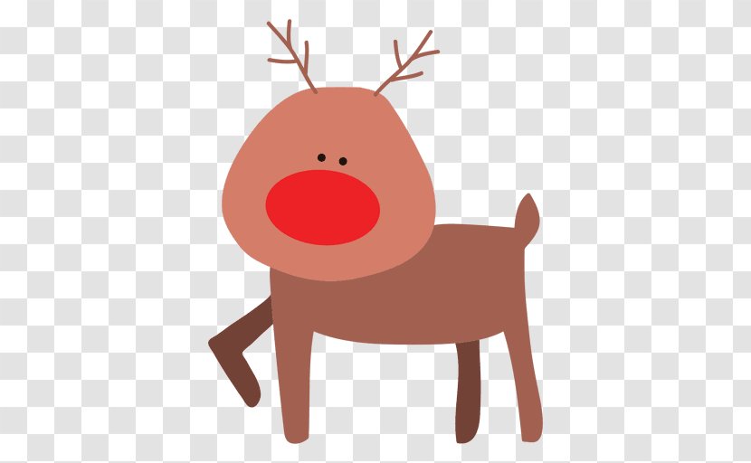 Reindeer Christmas Clip Art - Vexel - Seaweed Cartoon Transparent PNG