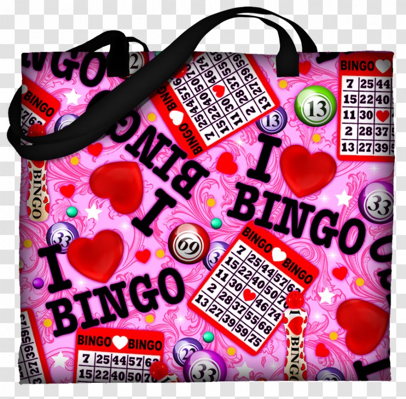 Handbag Bingo Pocket Zipper - Pink - I Love Shopping Transparent PNG