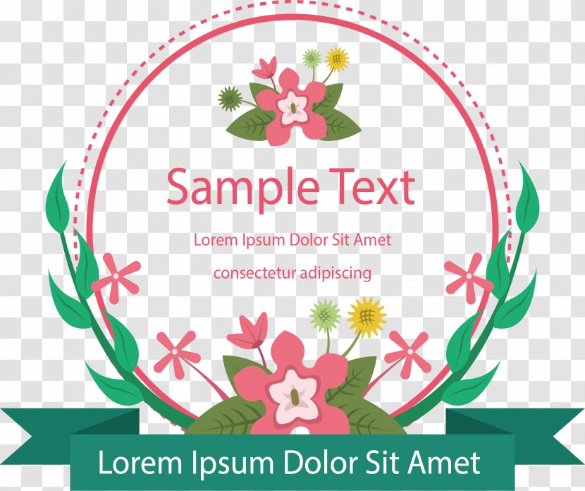 Graphic Design Floral Image - Flat - Circle Diagrame Transparent PNG