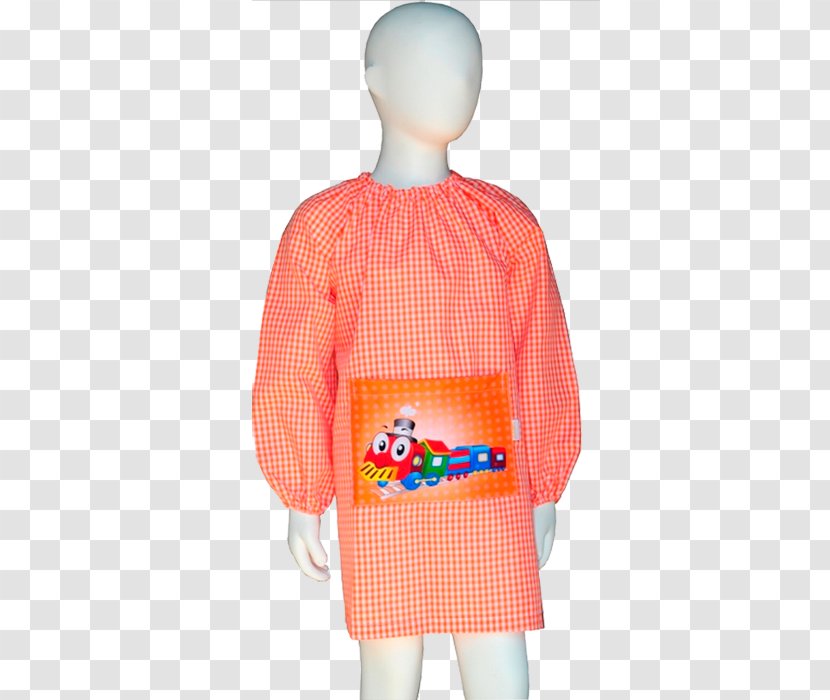 Outerwear Sleeve Costume - Orange - Garment Printing Transparent PNG