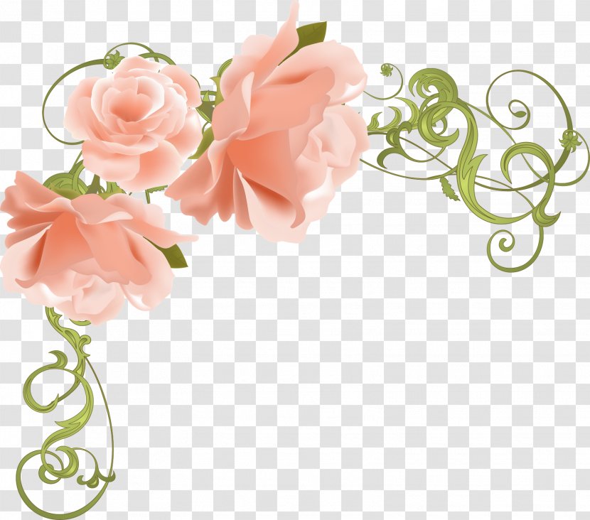 Garden Roses Floral Design Cut Flowers - Artificial Flower Transparent PNG