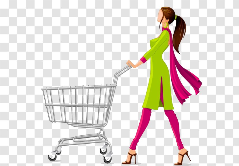 Shopping Cart Stock Photography Customer - Woman Transparent PNG