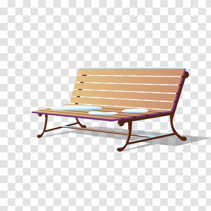 Table Chair Bench - Wood - Snow Transparent PNG