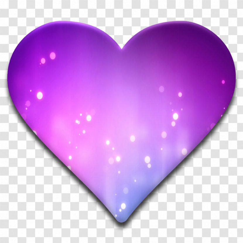 Heart Purple Drawing Color - Pink - U Transparent PNG
