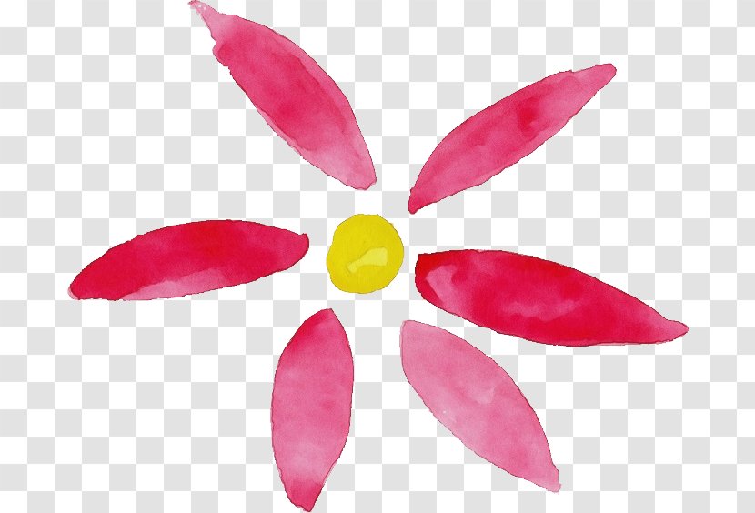 Pink Flower Cartoon - Watercolor - Plant Petal Transparent PNG