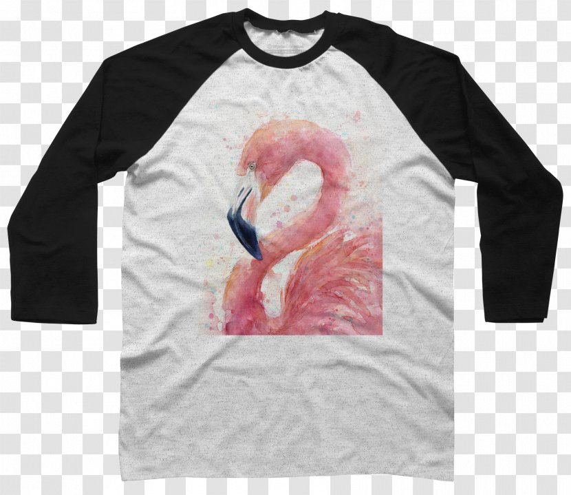 T-shirt Hoodie Top Design By Humans - Shopping Centre - Flamingo Printing Transparent PNG