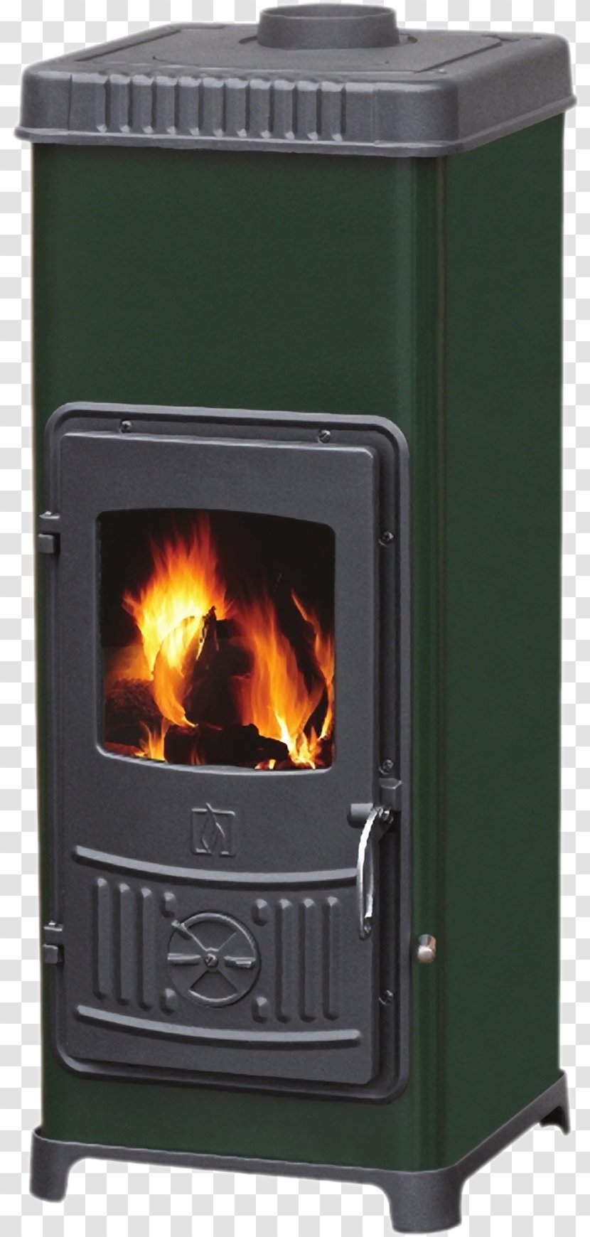 Flame Firebox Green Color Oven - Major Appliance - Stove Transparent PNG