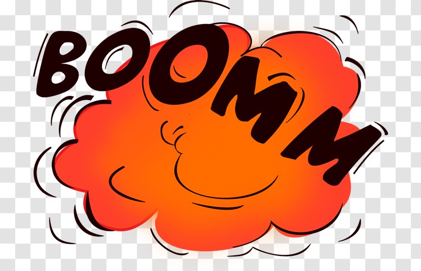 Onomatopoeia Word Japanese Sound Symbolism Clip Art - Smile - Exploding Bomb Cliparts Transparent PNG