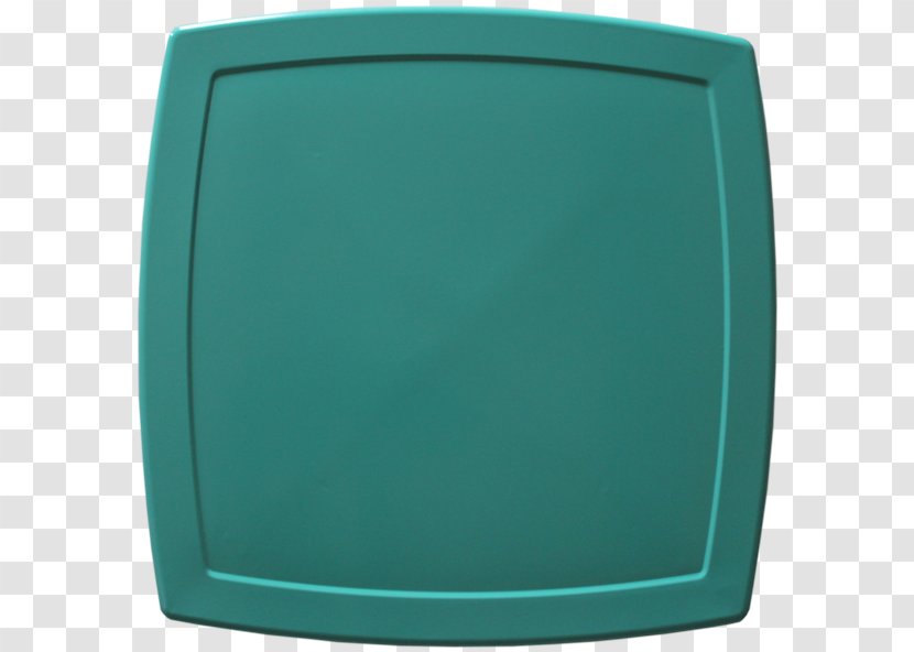 Turquoise Green - Three-dimensional Square Business Chin Transparent PNG