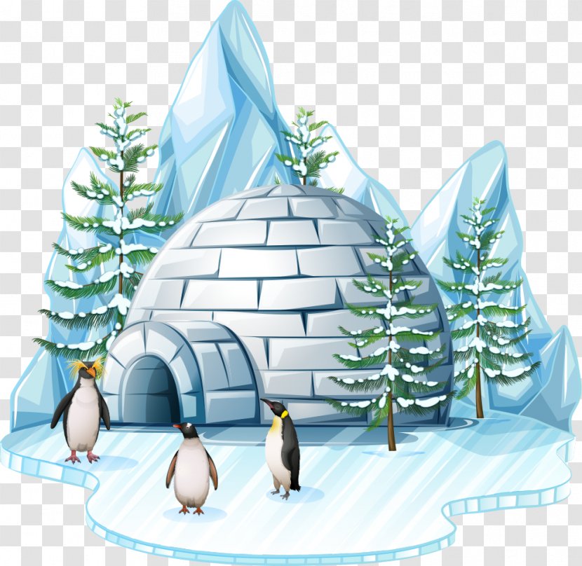 Igloo Ice Sculpture Living Room - Recreation Transparent PNG