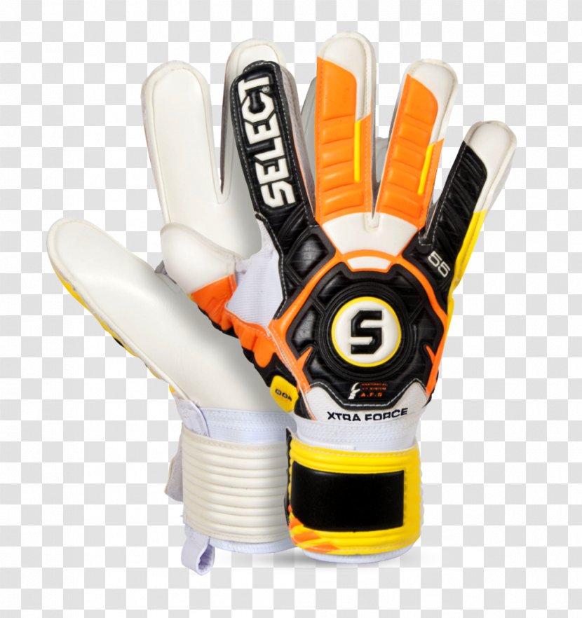 Goalkeeper Glove Guante De Guardameta Football Sports - Clothing Transparent PNG