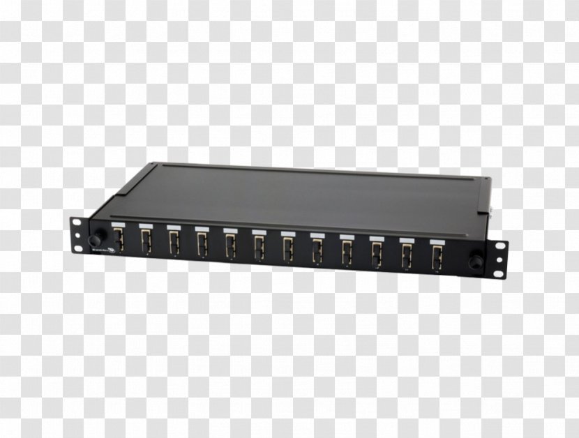 Cable Management Patch Panels Single-mode Optical Fiber Optics - Ethernet Hub - Duplex Transparent PNG