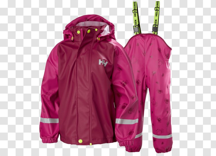 Helly Hansen Bergen AOP PU Rainset 104 Raincoat Jacket JK Midsund Graphic Round Toe Synthetic Rain Boot - Pants - Berry Transparent PNG