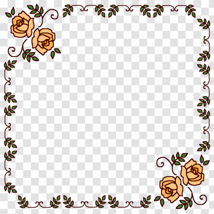 Flower Frame School Frame Kindergarten Frame Transparent PNG