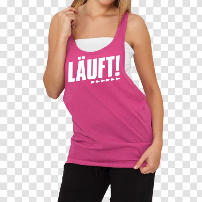 T-shirt Sleeveless Shirt Top Clothing - Active Tank Transparent PNG