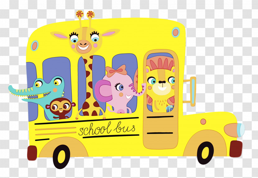 School Bus Transparent PNG