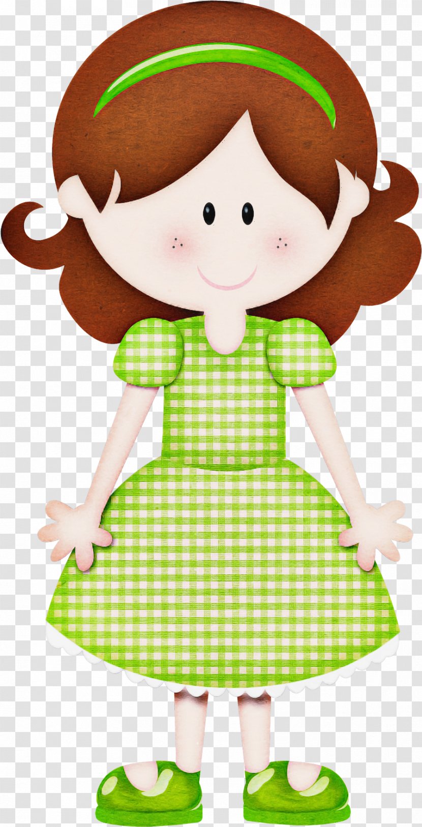 Cartoon Green Doll Toy Transparent PNG