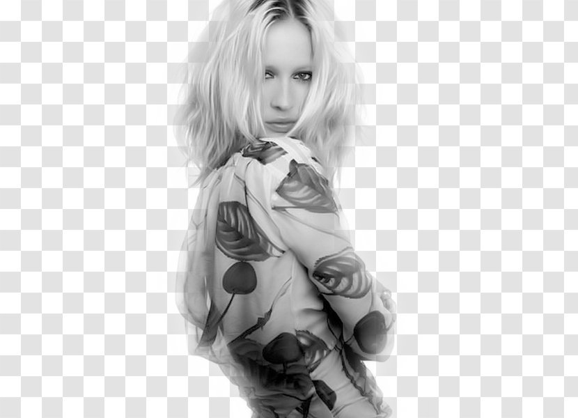 Black And White Photography Painting Portrait - Cartoon Transparent PNG