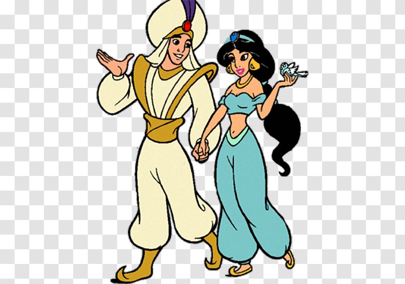 Princess Jasmine Aladdin Genie Jafar Disney Transparent PNG
