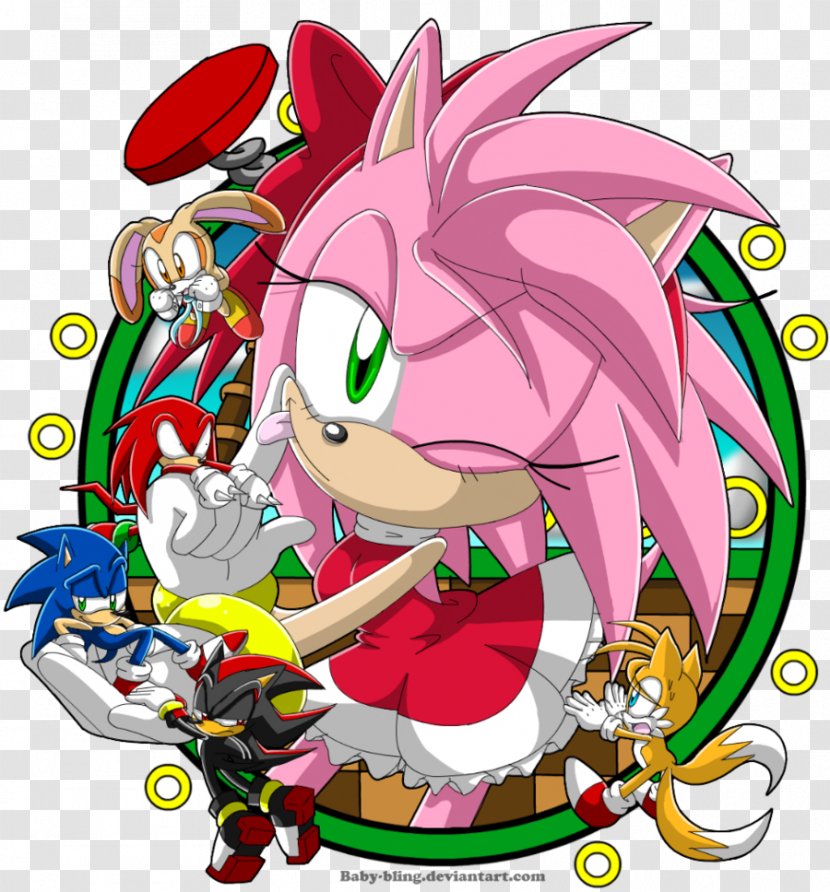 Amy Rose Sonic Rivals Shadow The Hedgehog Sega Photography - Watercolor - Heart Transparent PNG
