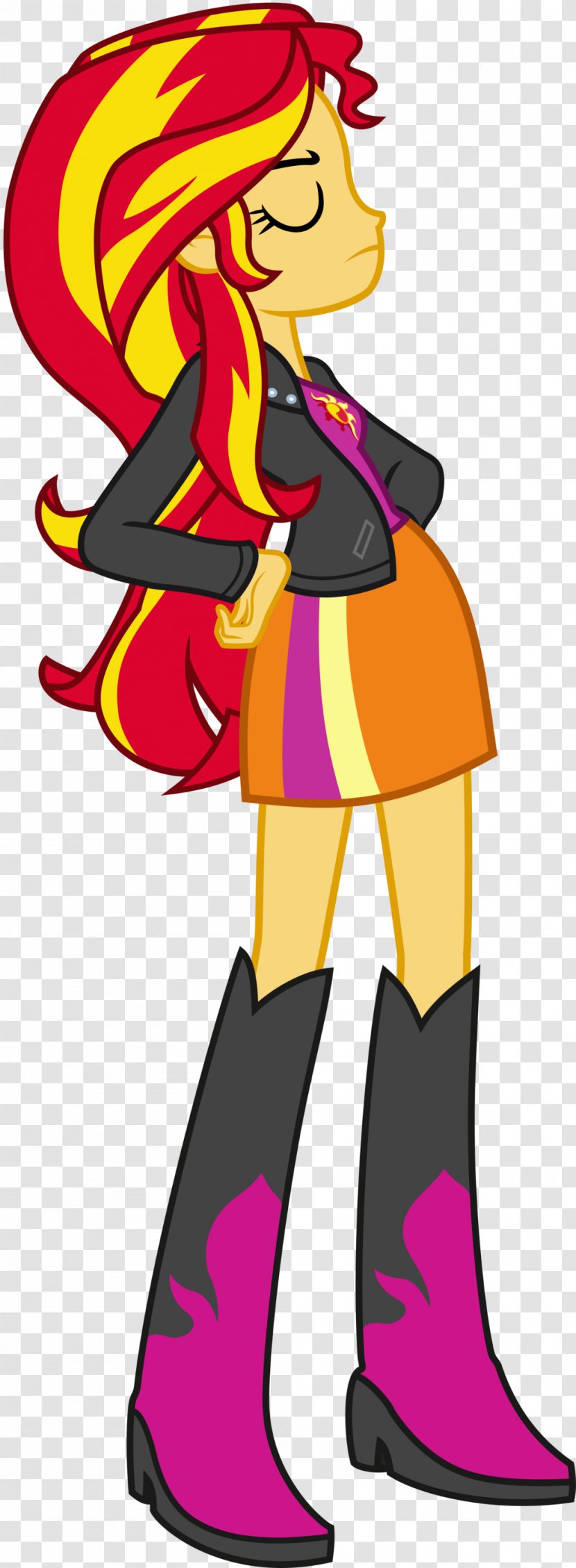 Sunset Shimmer Pony Rarity Twilight Sparkle Equestria - My Little Transparent PNG