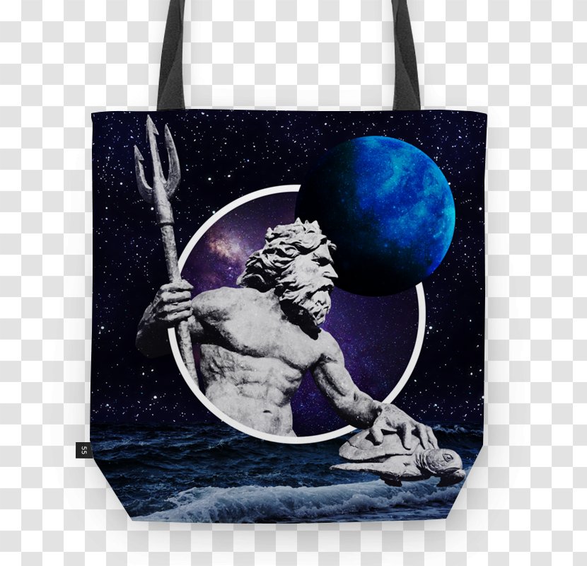 Tote Bag Sea Greek Mythology Deity - Fashion Accessory Transparent PNG