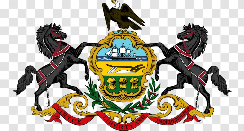 Flag And Coat Of Arms Pennsylvania National Symbol Transparent PNG