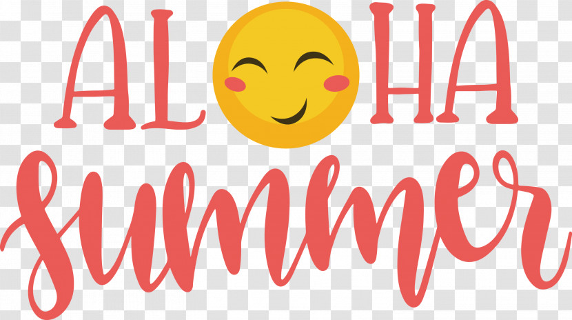 Aloha Summer Emoji Summer Transparent PNG