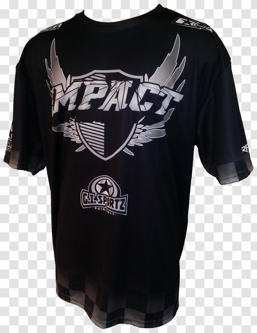 Edmonton Impact T-shirt Paintball Sleeve - Sport - Checkered Shirt Transparent PNG