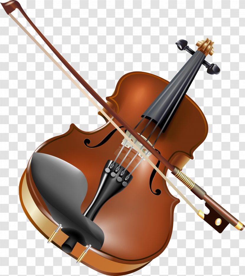Violin Musical Instrument Clip Art - Tree - And Bow Transparent PNG