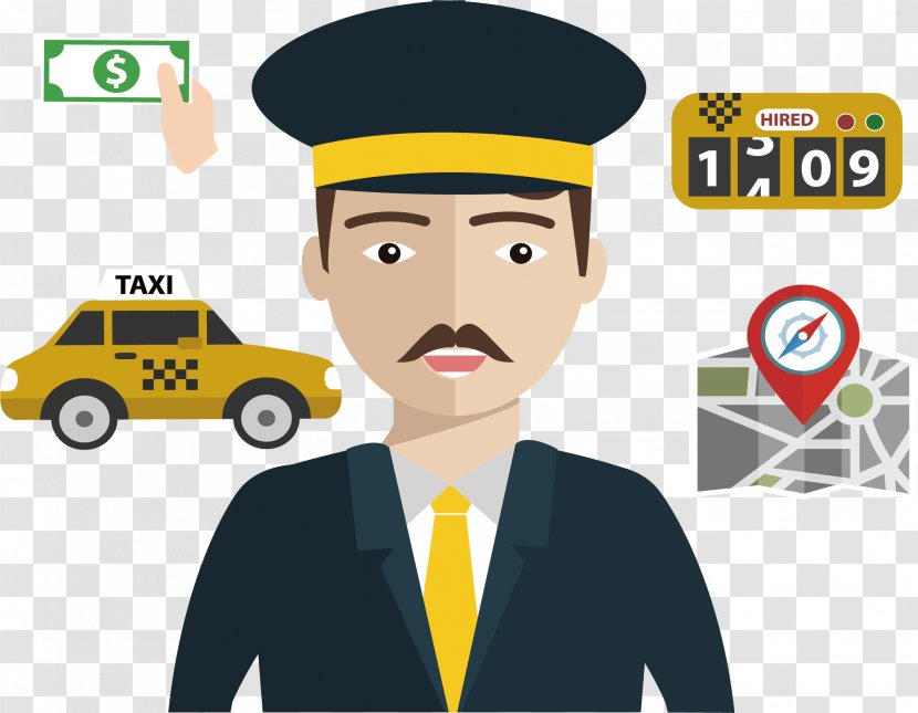 Taxi Driver Chauffeur - Product Design Transparent PNG