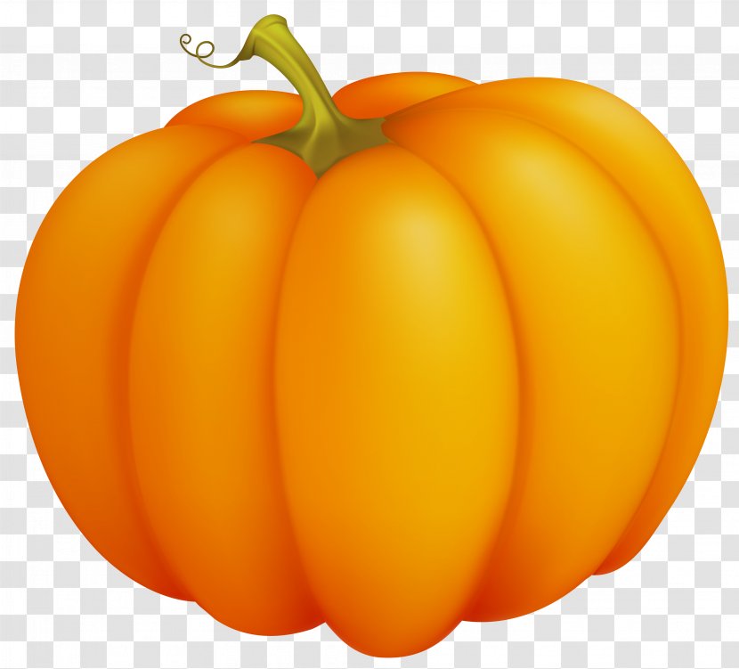 Pumpkin Jack-o'-lantern Autumn Clip Art - Tomato Transparent PNG