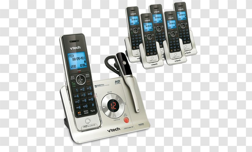 Cordless Telephone Handset Digital Enhanced Telecommunications Answering Machines - Multimedia - Machine Transparent PNG