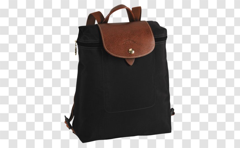 Longchamp Tote Bag Backpack Pliage - Pocket - Mulberry Transparent PNG