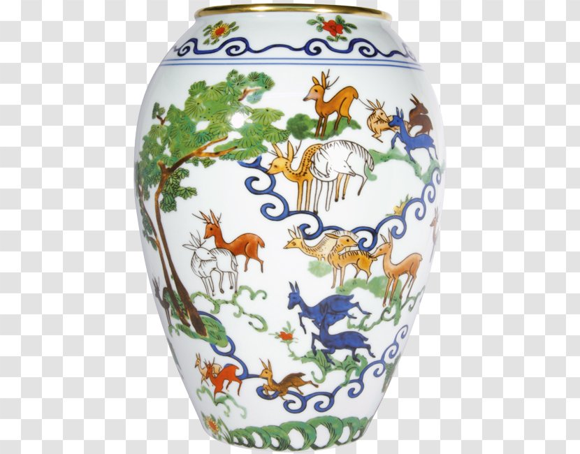 Porcelain Giara Vase Flowerpot Ceramic - Essence Transparent PNG