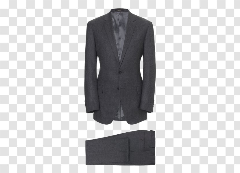 Suit Canali Jacket Coat Double-breasted - Formal Wear - Cashmere Wool Transparent PNG