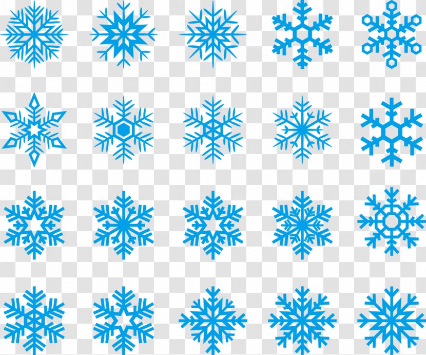 Snowflake Euclidean Vector Royalty-free Clip Art - Point - Blue Transparent PNG