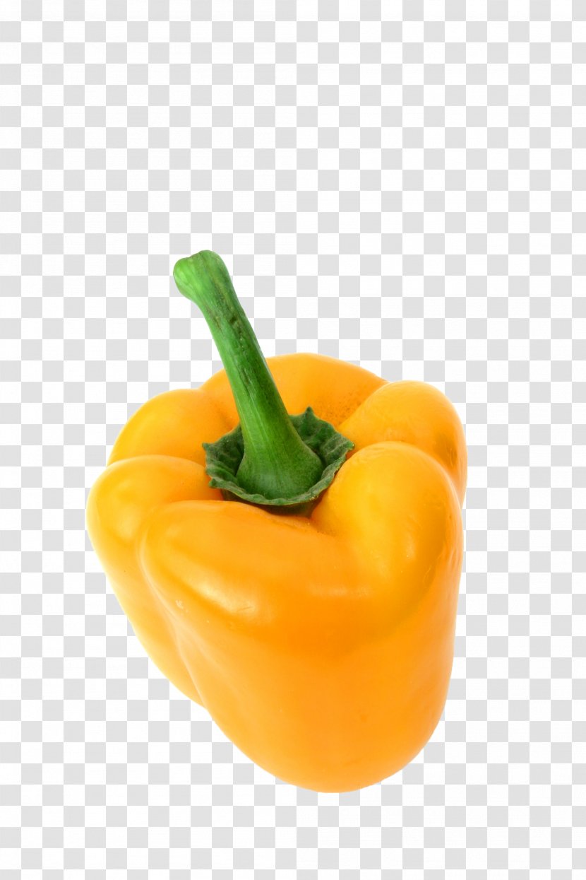 Yellow Pepper Chili Bell Vegetarian Cuisine Paprika - Vegetable Transparent PNG