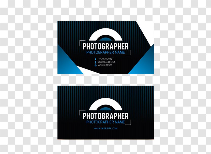 Business Card Design Photography Carte De Visite - Visiting - Geometry For Cards Transparent PNG
