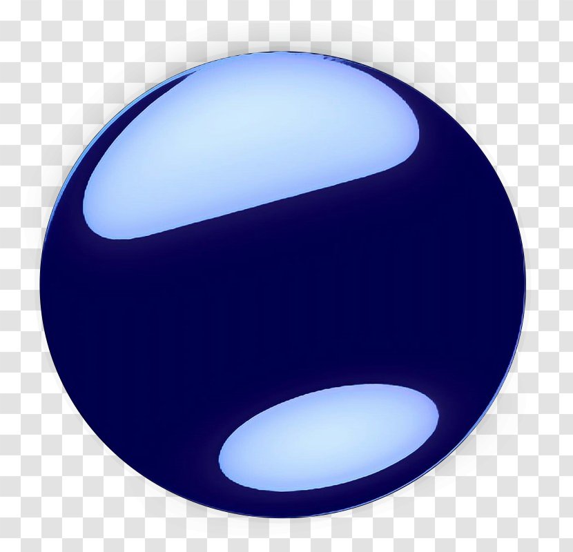 Lighting Blue - Ball - Drop Oval Transparent PNG