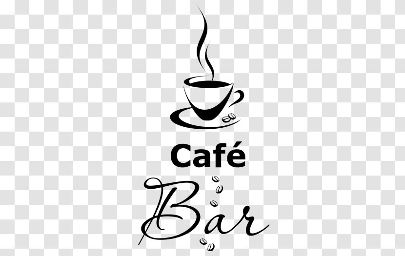 Cafe Coffee Cup Logo Wall Decal Transparent PNG