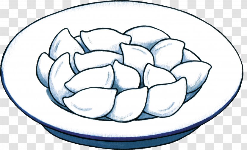 Dumpling Food Photography - Line Art - Tableware Transparent PNG