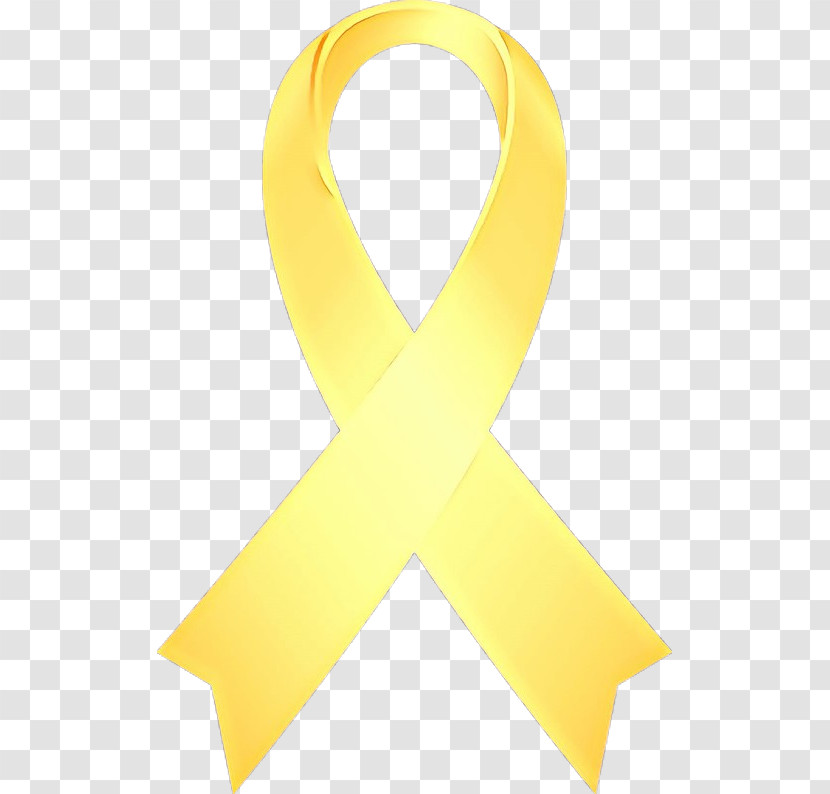 Yellow Ribbon Font Symbol Transparent PNG